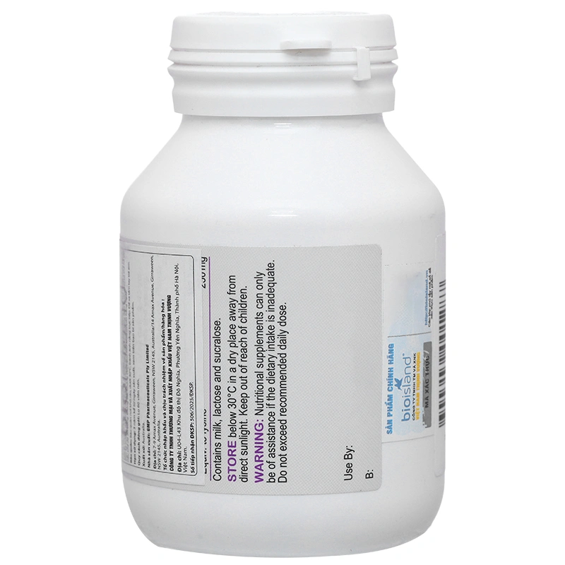 Bio Island Lysine Step Up For Youth hỗ trợ cải thiện tình trạng kém ăn lọ 60 viên - 3